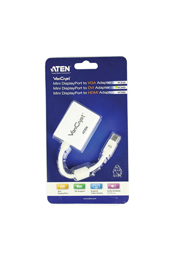 Vc960 Mini Displayport Dvi Adaptörü