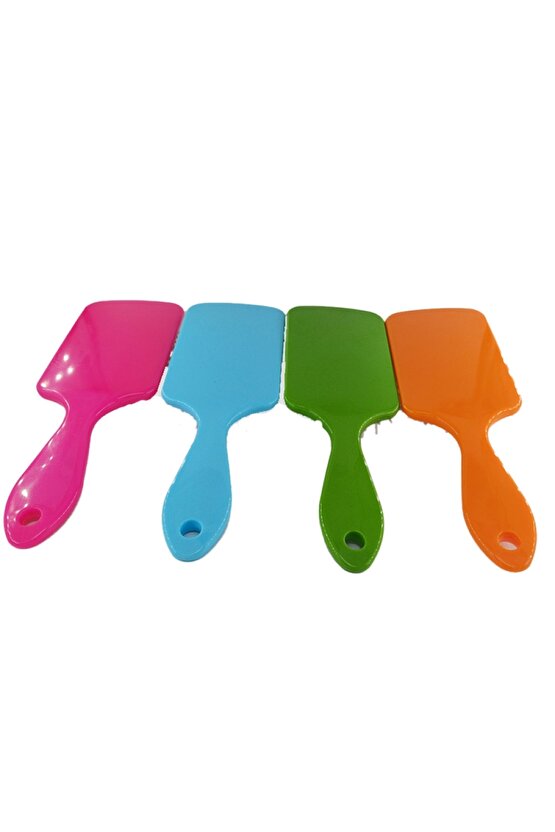 Pastel Renkli Kare Fırça FECH133,Turuncu