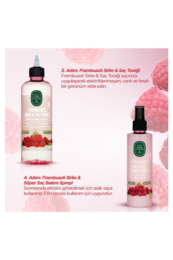 Frambuazlı Sirke Ve Süper Saç Bakım Spreyi 210 Ml