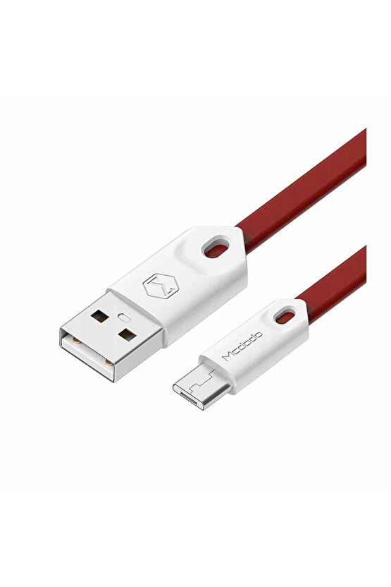 Ca0431 MicroAndroid Dataşarj Kablosu 1M Kırmızı