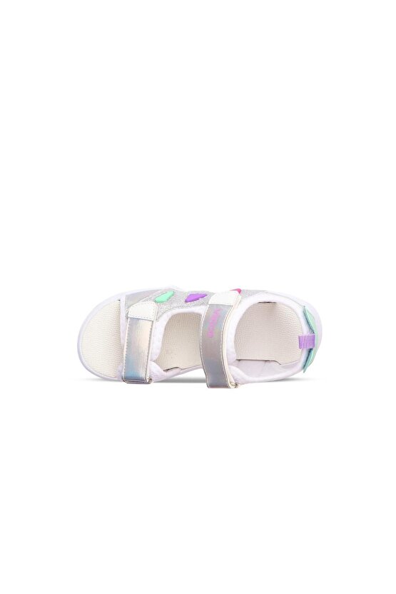 Hilda Beyaz Kız Çocuk Işıklı Sandalet 321.B24Y.204