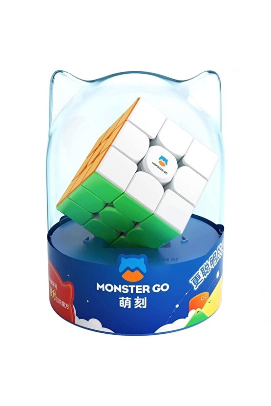 Profesyonel GAN Monster Go Standard 3x3 Manyetik Küp - Zeka Küpü - Akıl Küpü - Monster Küp