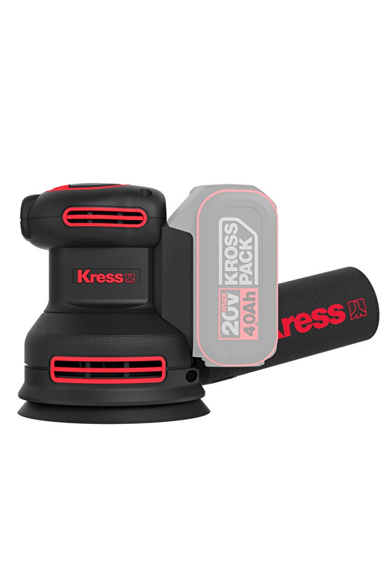 KUD20.9 20Volt 125mm Kömürsüz Profesyonel Devir Ayarlı Eksantrik Zımpara (Akü Dahil Değildir)