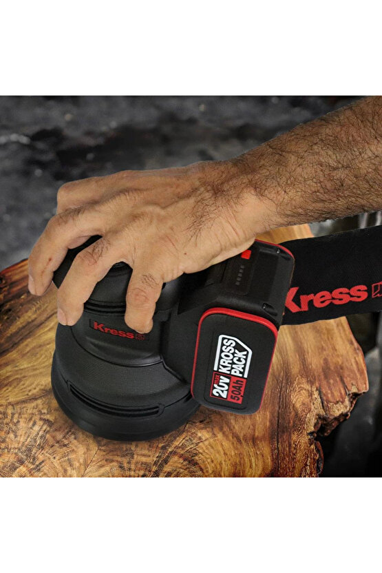 KUD20.9 20Volt 125mm Kömürsüz Profesyonel Devir Ayarlı Eksantrik Zımpara (Akü Dahil Değildir)