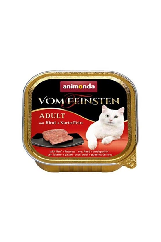 Biftek ve Patatesli Konserve Kedi Maması 100 Gr