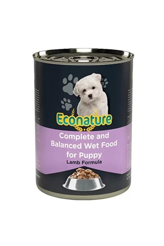 Econature Kuzu Etli Yavru Köpek Konservesi 400gr