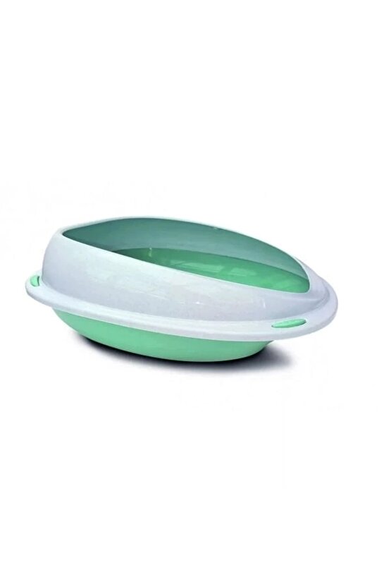 Comfy Cleo Açık Kedi Tuvaleti Medium Açık Yeşil 45x36x15.5 Cm