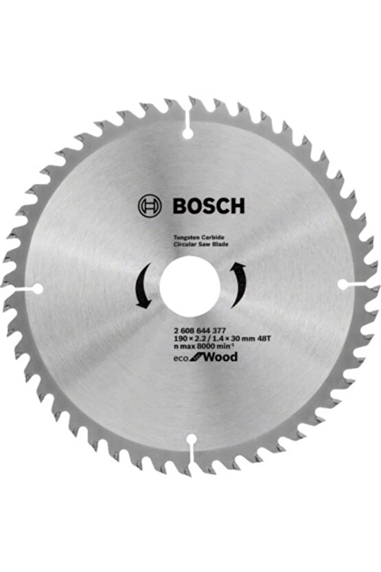 Eco For Wood Ahşap Daire Testere 190 X 2.21.4 X 30 mm 48 Diş