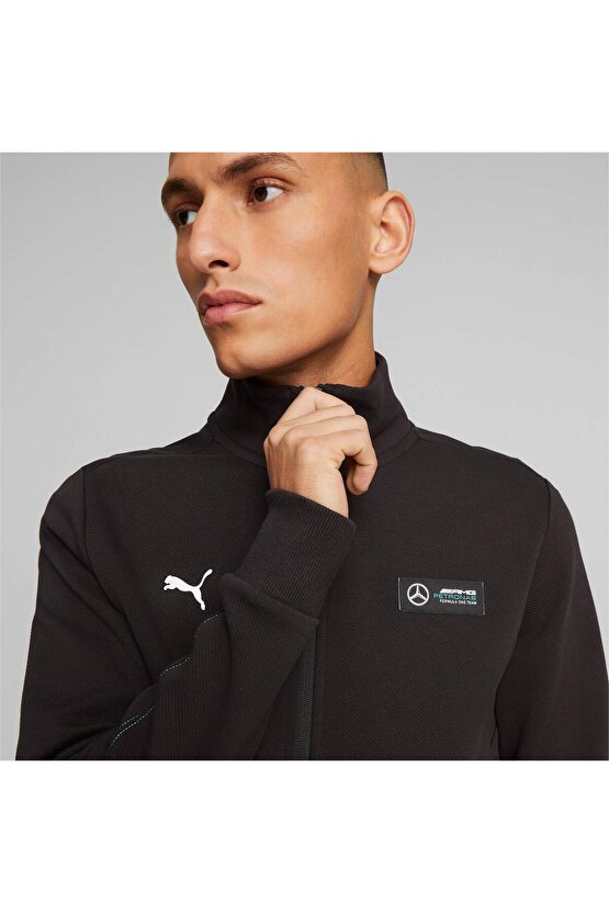 Erkek Mercedes Ceket Mapf1 Sweat Jacket, Slim Black 62114901