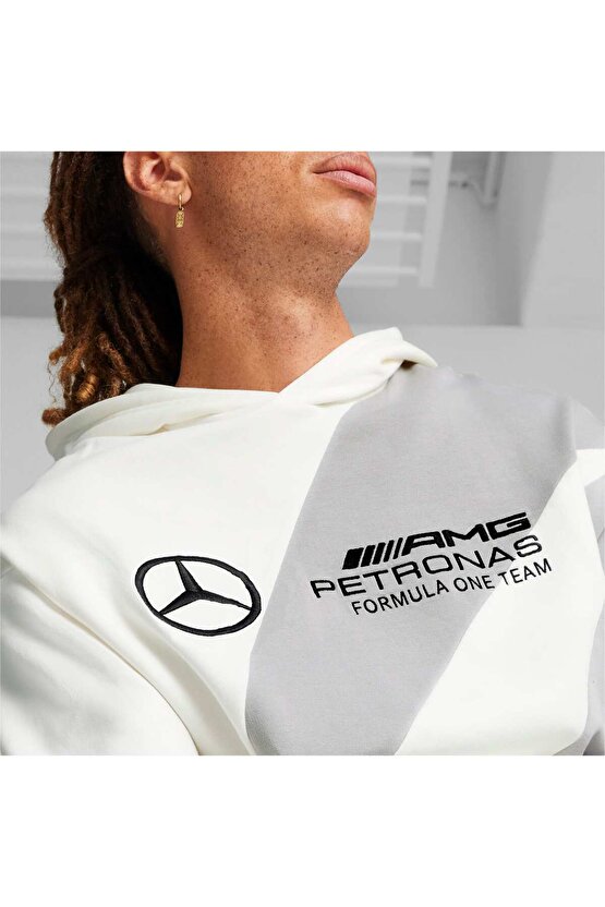 Mercedes-AMG Petronas Motorsport Statement Erkek Kapüşonlu SWEATSHIRT