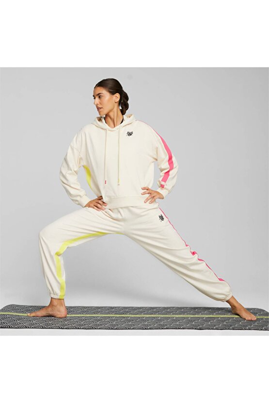 x lemlem Fleece Kadın Antrenman Kapüşonlu Sweatshirt