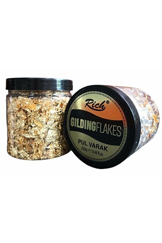 Gilding Flakes Pul Varak 250 Cc Altın