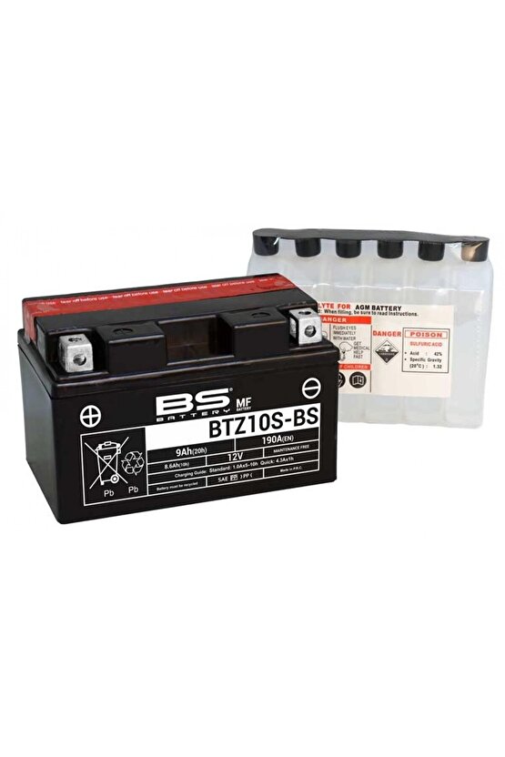 BS AKÜ BTZ10S-BS 12V9AH 2008-2017 KTM 690 Duke