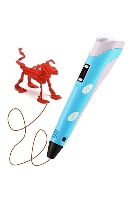 3d Pen - Üç Boyutlu Yazıcı Kalem Printer 3 Renk Filament