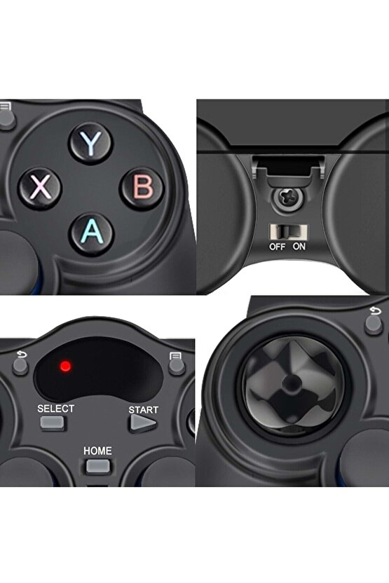 Kablosuz Pc Oyun Kolu 2.4ghz Android Telefon  Tablet  Tv  Tv Box  Ps3 Uyumlu Gamepad