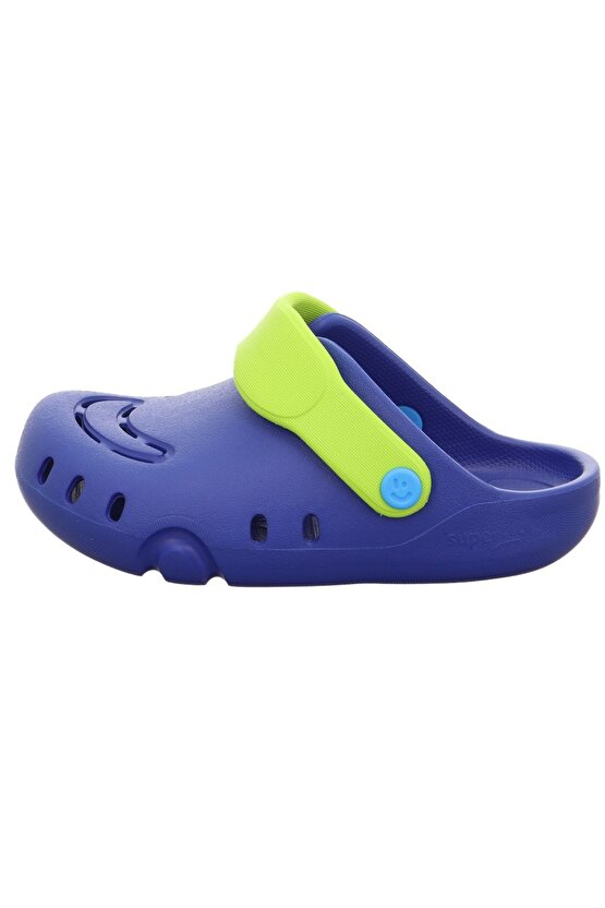 Mavi Erkek Çocuk Düz Sandalet