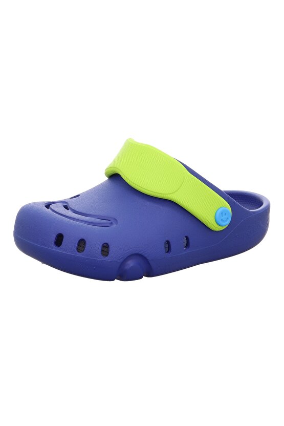 Mavi Erkek Çocuk Düz Sandalet