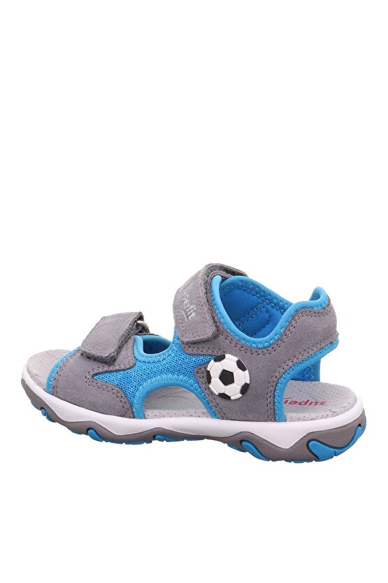 Gri - Turkuaz Erkek Çocuk Sandalet Mıke 3.0 1-009469-2510-1