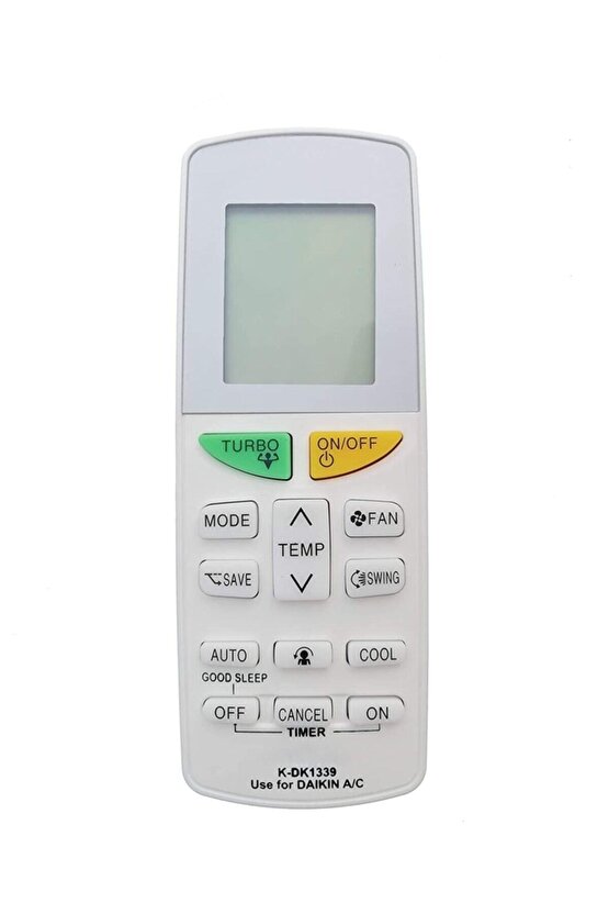 Daikin Ftxp20m Inverter Uyumlu Klima Kumandası