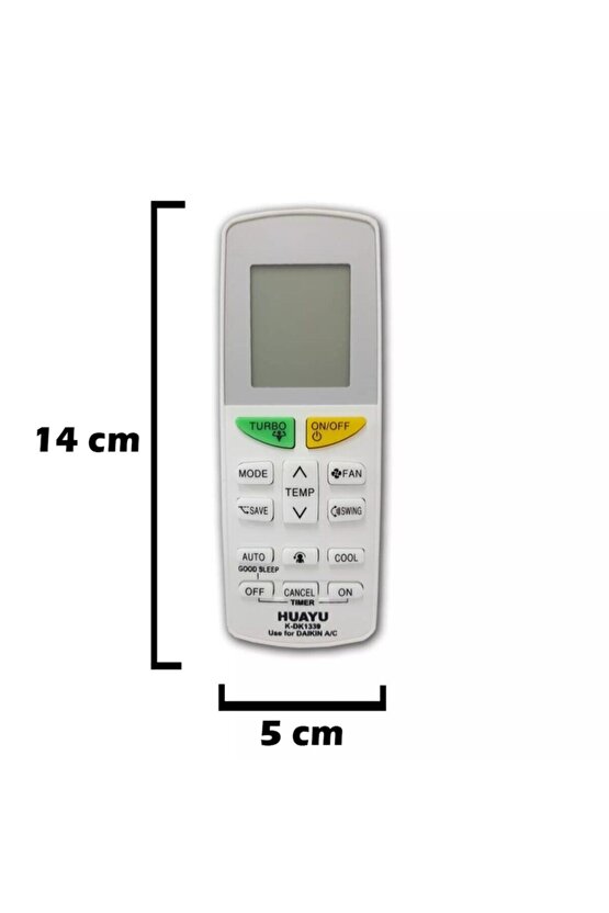 Daikin Ftxp20m Inverter Uyumlu Klima Kumandası