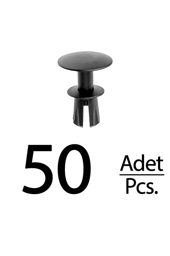 BMW, Audi, Land Rover için Döşeme Klipsi- 50 Adet