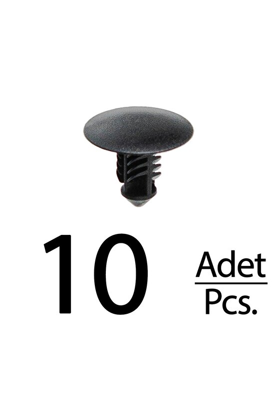 Renault Megane, Nissan için Kaput Keçe Klipsi- 10 Adet