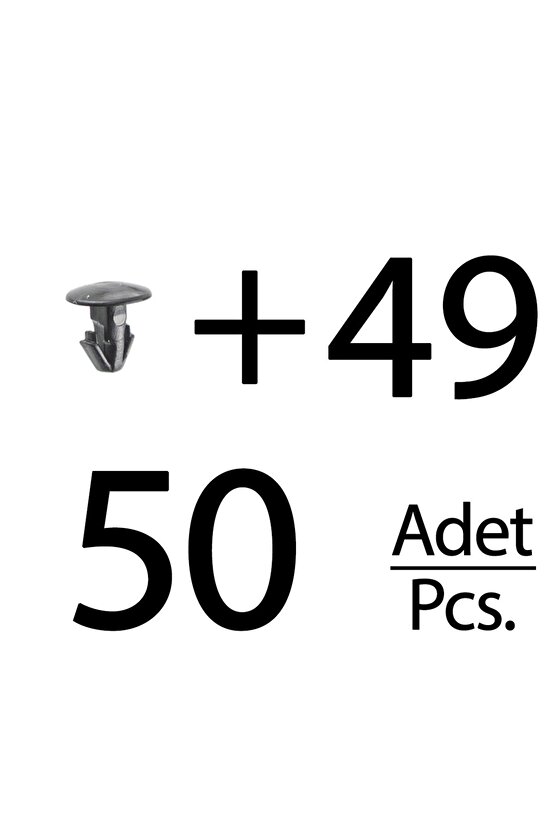 Nissan Rogue, Murano için Kapı Fitil Klipsi- 50 Adet