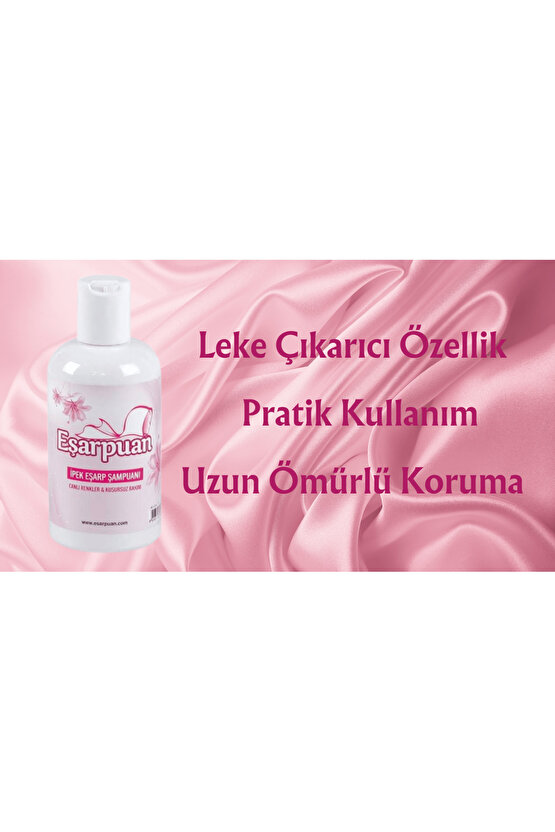 3lü Dev Ipek Şal Eşarp Şampuanı Anında Leke Çıkarıcı Solüsyon Set (3 ADET)