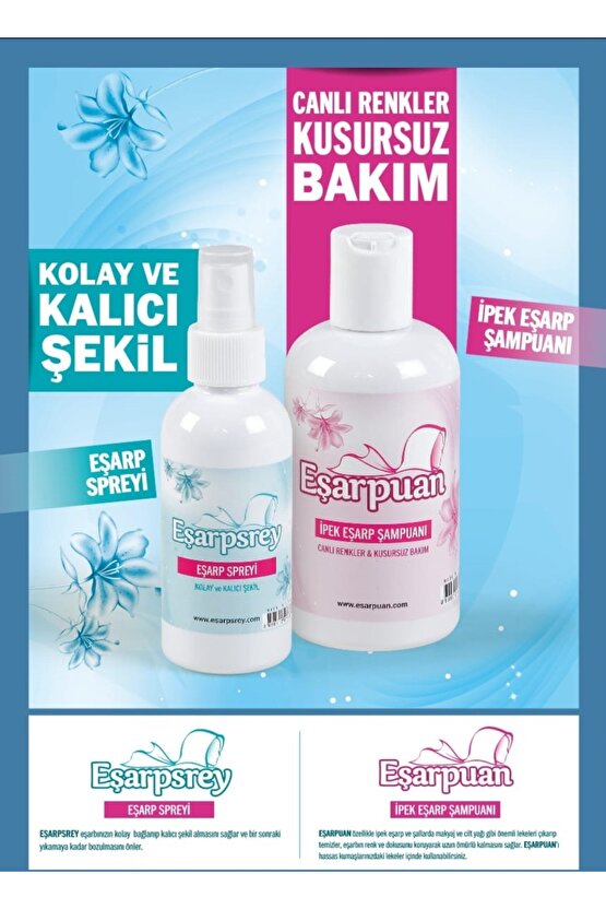 3lü Dev Ipek Şal Eşarp Şampuanı Anında Leke Çıkarıcı Solüsyon Set (3 ADET)