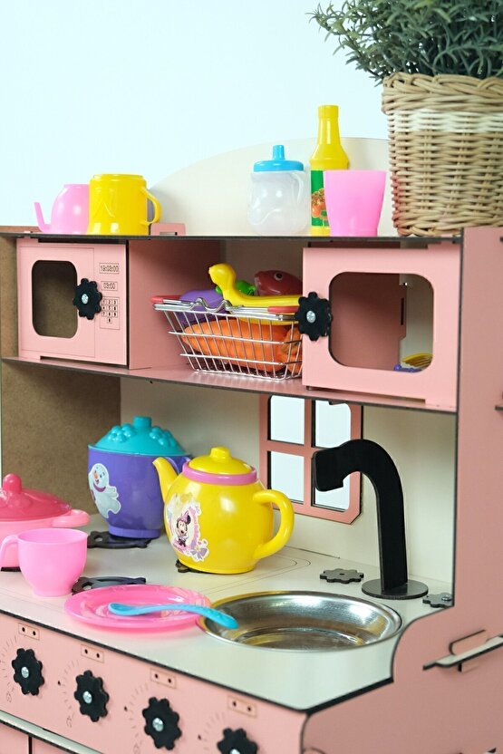 Ahşap Oyuncak Mutfak Yeni Tasarım)