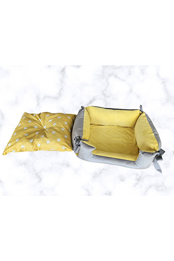 KÜÇÜK IRK KÖPEK VE KEDİ YATAĞI-ORJİNAL LÜKS KEDİ KÖPEK YATAĞI