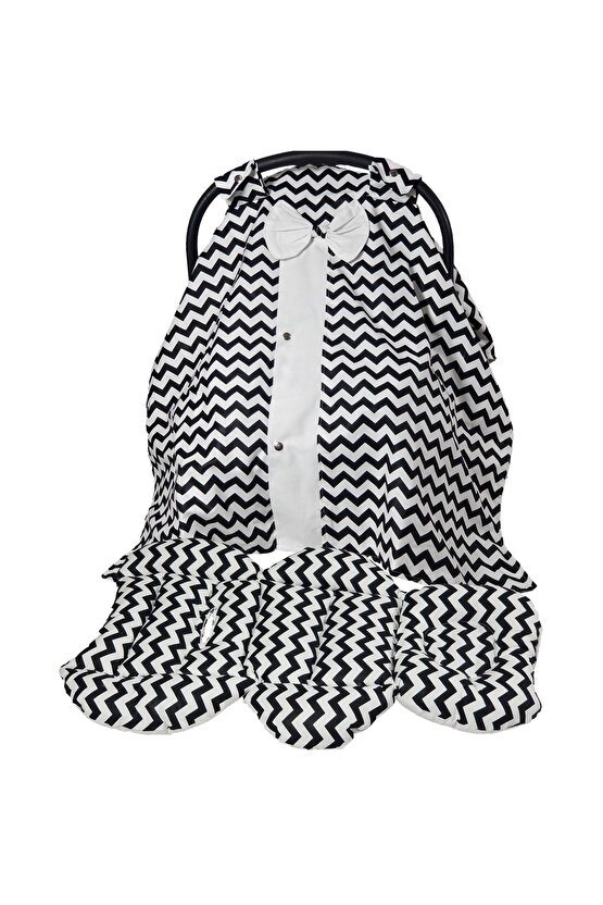 Babynest Puset Örtüsü Ortopedik Puset Minderi Ve Araba Minderi Emzirme Örtüsü 10 Lu Set