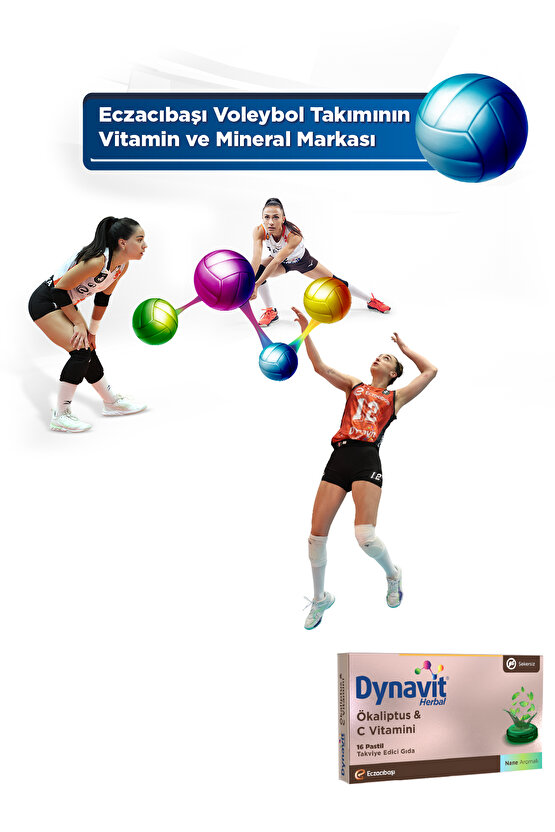 Herbal Ökaliptus & C Vitamini 16 Pastil - Bağışıklık - Ökaliptus, C Vitamini