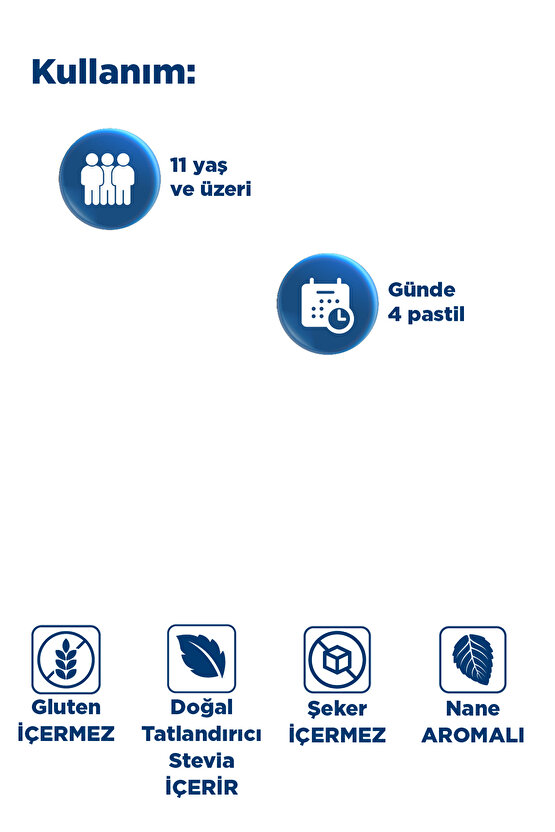 Herbal Ökaliptus & C Vitamini 16 Pastil - Bağışıklık - Ökaliptus, C Vitamini