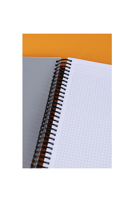 My Lesson 7+3 10 Bölmeli 250 Yaprak Sayfa A4 Plastik Kapaklı Spiralli Defter ( 7 Kareli 3 Çizgili )