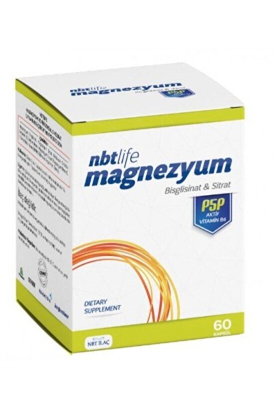 Magnezyum P5p Vitamin B6 60 Kapsül