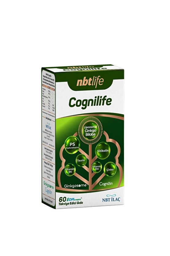 Nbtlife Cognilife 60 Kapsül 8680645530869