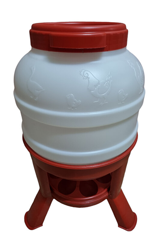 Ayaklı Tavuk Yemlik 30 Kg Damacana Yemlik