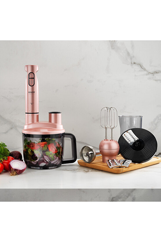 Elektro Mega Set 4 Lü Rosegold