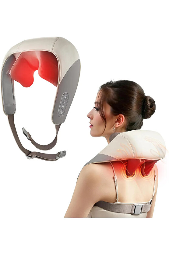 Şarjlı Masaj Aleti Şarjlı Ovmalı Ve Isıtmalı Rahatlatıcı Masaj Aleti Şarjlı Sırt Masaj Aleti