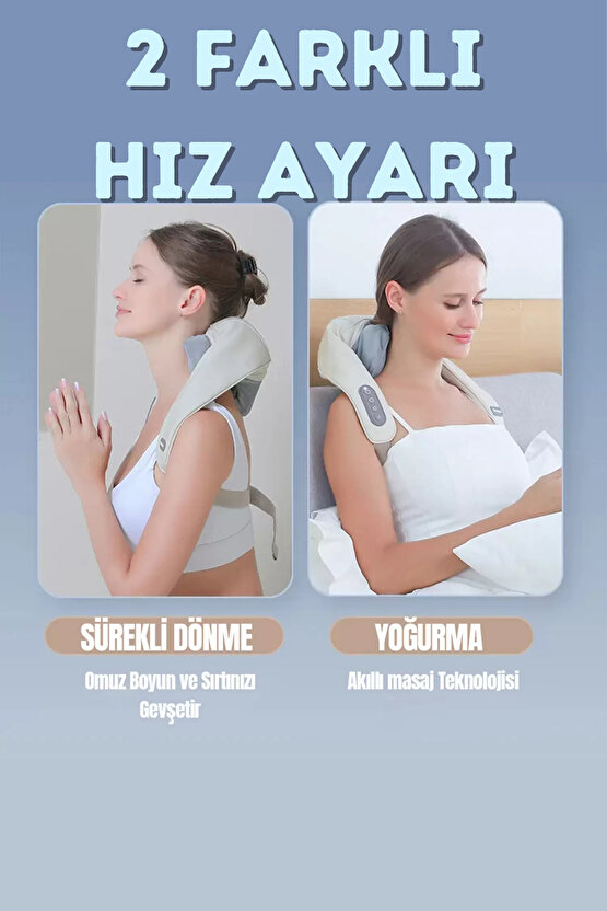 Şarjlı Masaj Aleti Şarjlı Ovmalı Ve Isıtmalı Rahatlatıcı Masaj Aleti Şarjlı Sırt Masaj Aleti