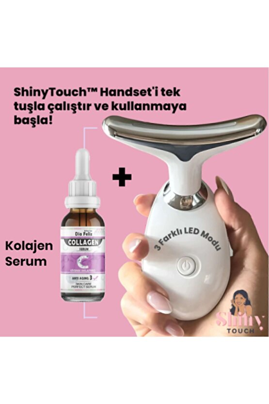 Yüz 3 Ledli Ems Güzellik Cihazı(GIDI,SARKMA, SİVİLCE, YÜZ GENÇLEŞTİRME CİHAZI)