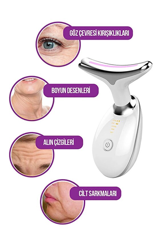 Yüz 3 Ledli Ems Güzellik Cihazı(GIDI,SARKMA, SİVİLCE, YÜZ GENÇLEŞTİRME CİHAZI)