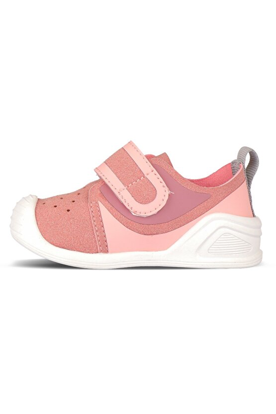 Uki İlk Adım Bebek Ortopedik Çocuk Spor Ayakkabı PUDRA