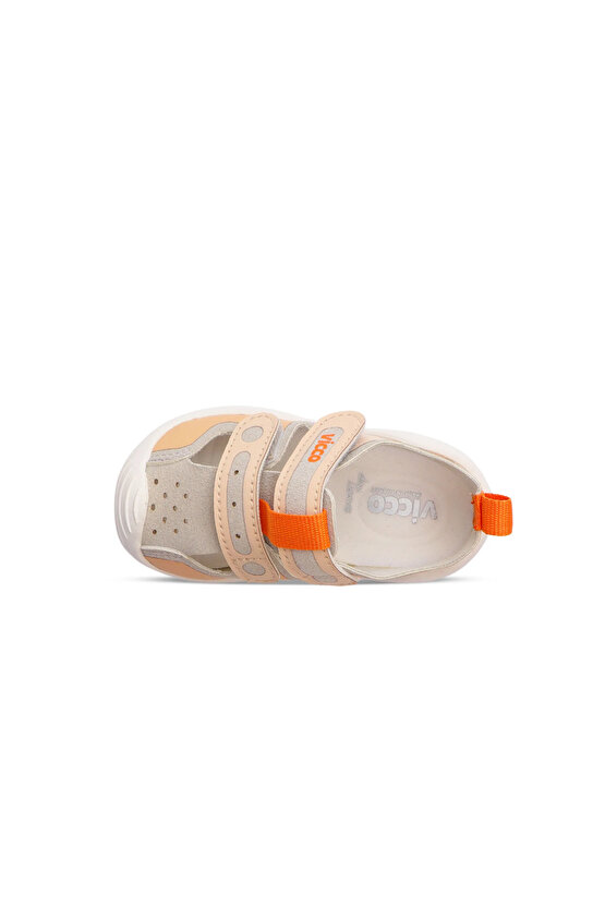 950.E24Y.214 Riga Bebek İlk Adım Ayakkabısı bej