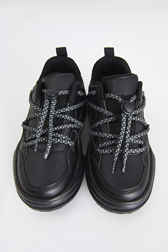 Dublin Hafif Kız Çocuk Siyah Sneaker