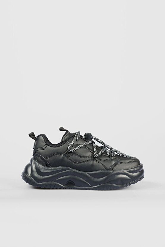 Dublin Hafif Kız Çocuk Siyah Sneaker