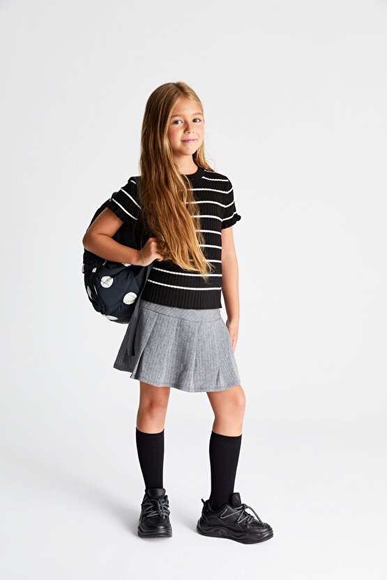 Dublin Hafif Kız Çocuk Siyah Sneaker