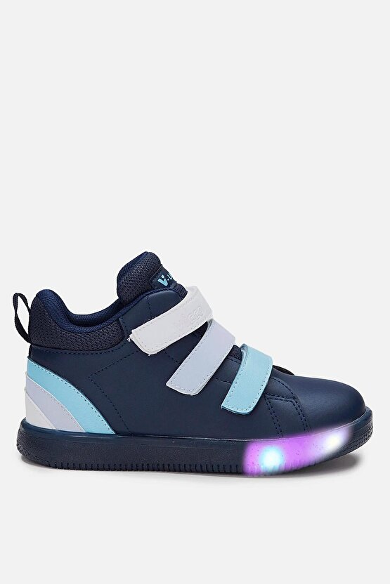 Rainbow Işıklı Erkek Çocuk Lacivert Bot