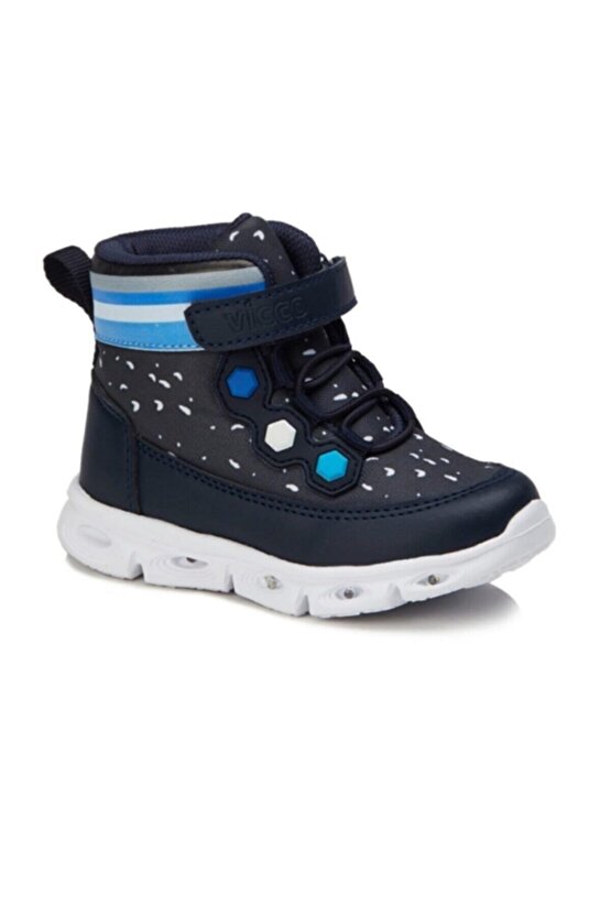 Bebe Işıklı Phylon Bot Lacivert